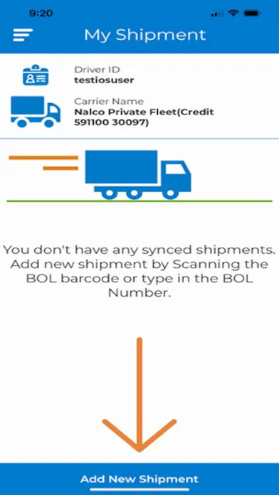 Ecolab Verified Delivery Screenshots