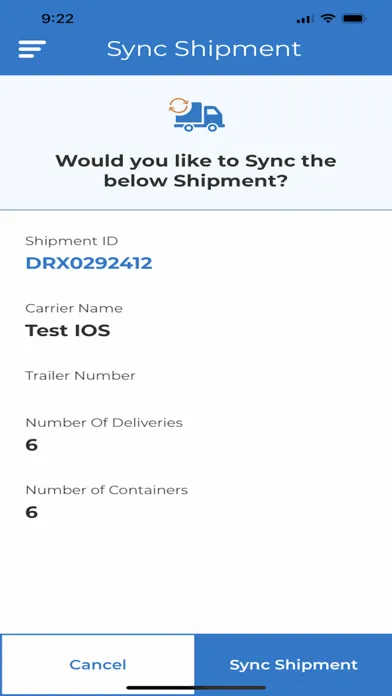 Ecolab Verified Delivery Screenshots