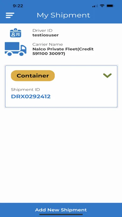 Ecolab Verified Delivery Screenshots