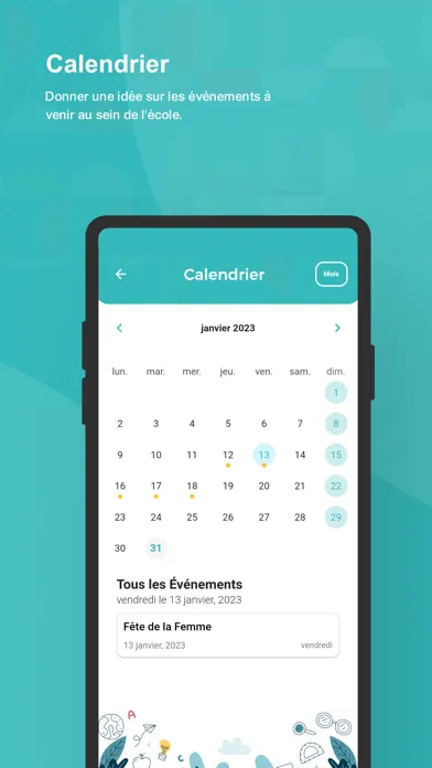 Ecoles App سکرین شاٹس