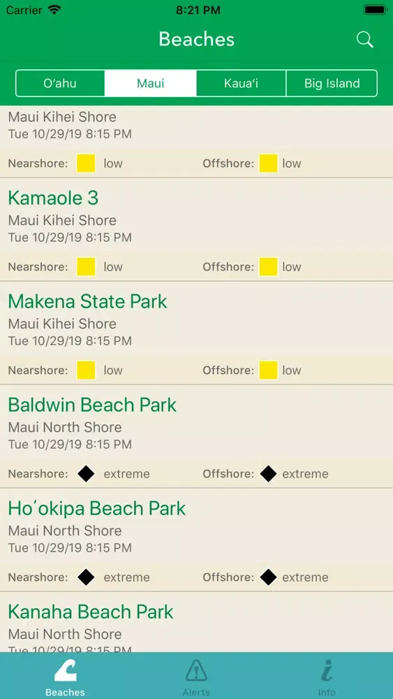 Hawaii Beach Safety स्क्रीनशॉट