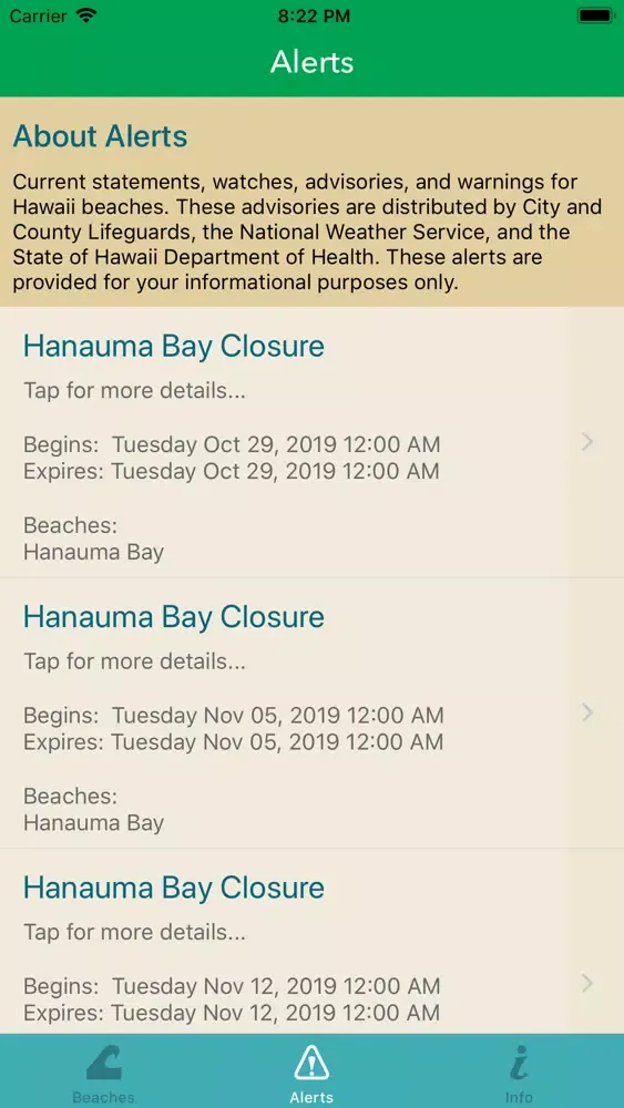 Hawaii Beach Safety स्क्रीनशॉट