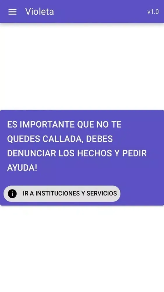 Capturas de pantalla de Violeta