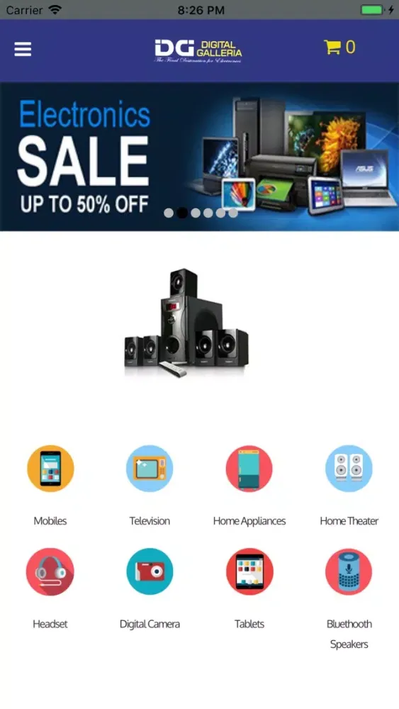 Ảnh chụp màn hình của Digital Galleria