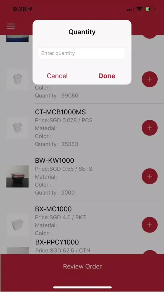 Screenshot di BTH E-Com