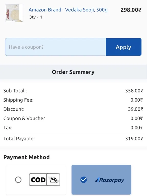 Ảnh chụp màn hình của PRANA GO iPad 