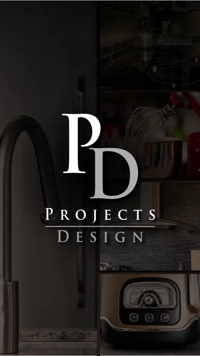 Capturas de tela do Projects Design