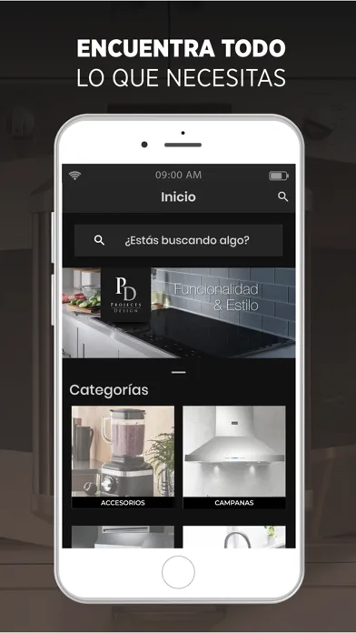 Capturas de tela do Projects Design