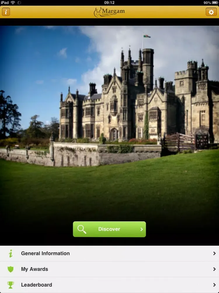 Discover Margam iPad  스크린샷
