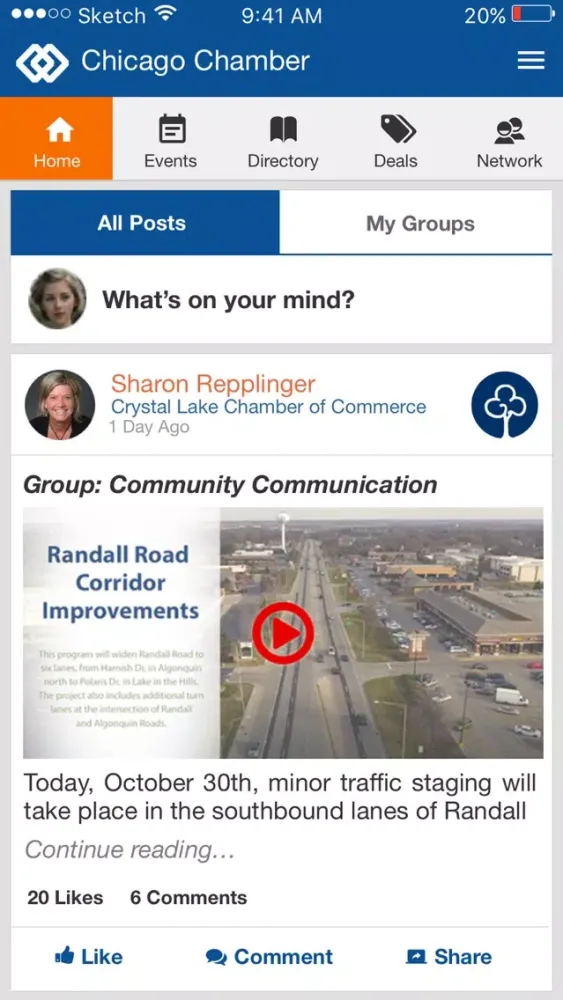 تصاویر ChamberLynk Mobile App