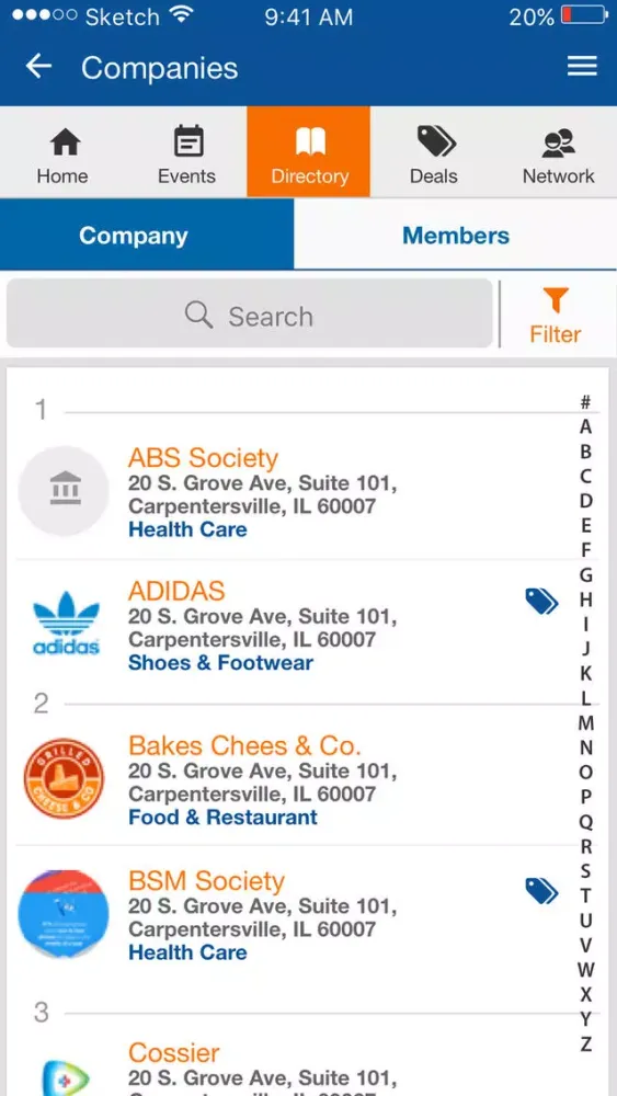 تصاویر ChamberLynk Mobile App