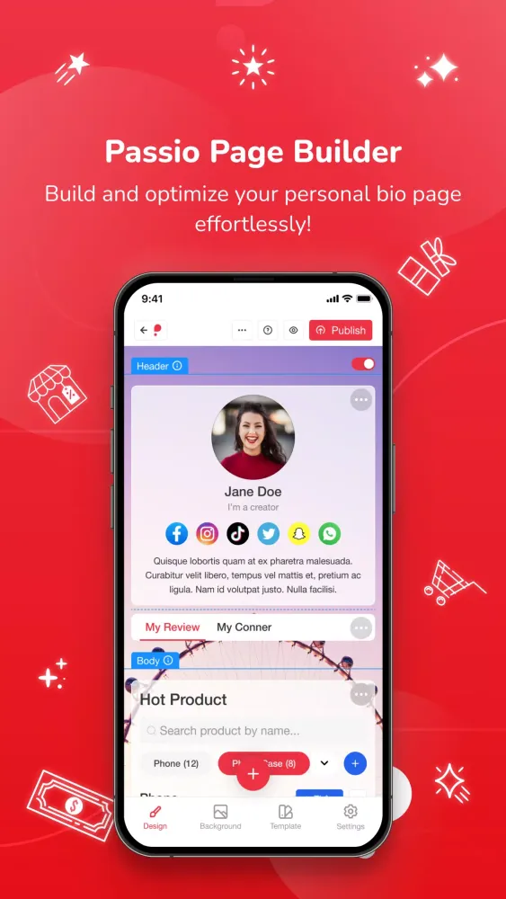 Ecomobi Passio Screenshots