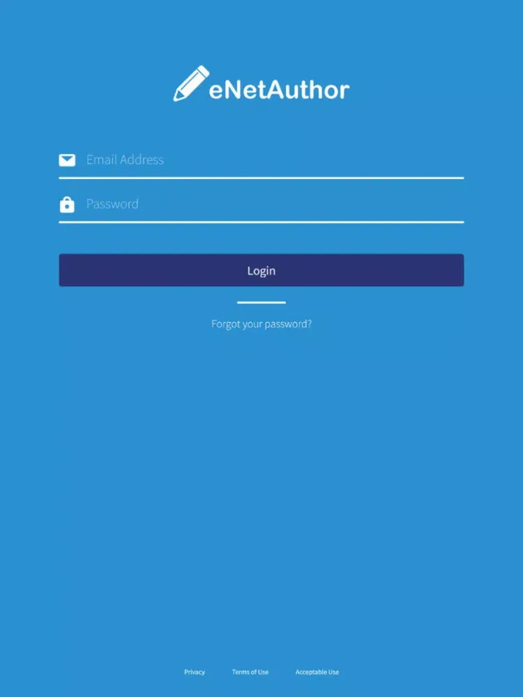 eNetAuthor iPad  Screenshots