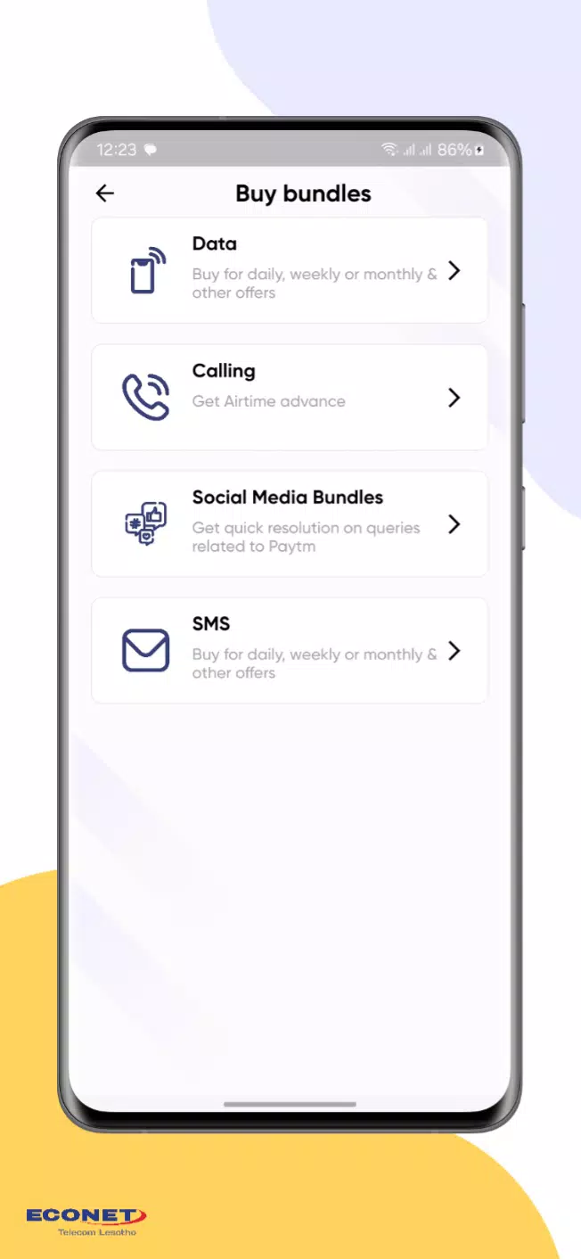 Econet App Lesotho Screenshots