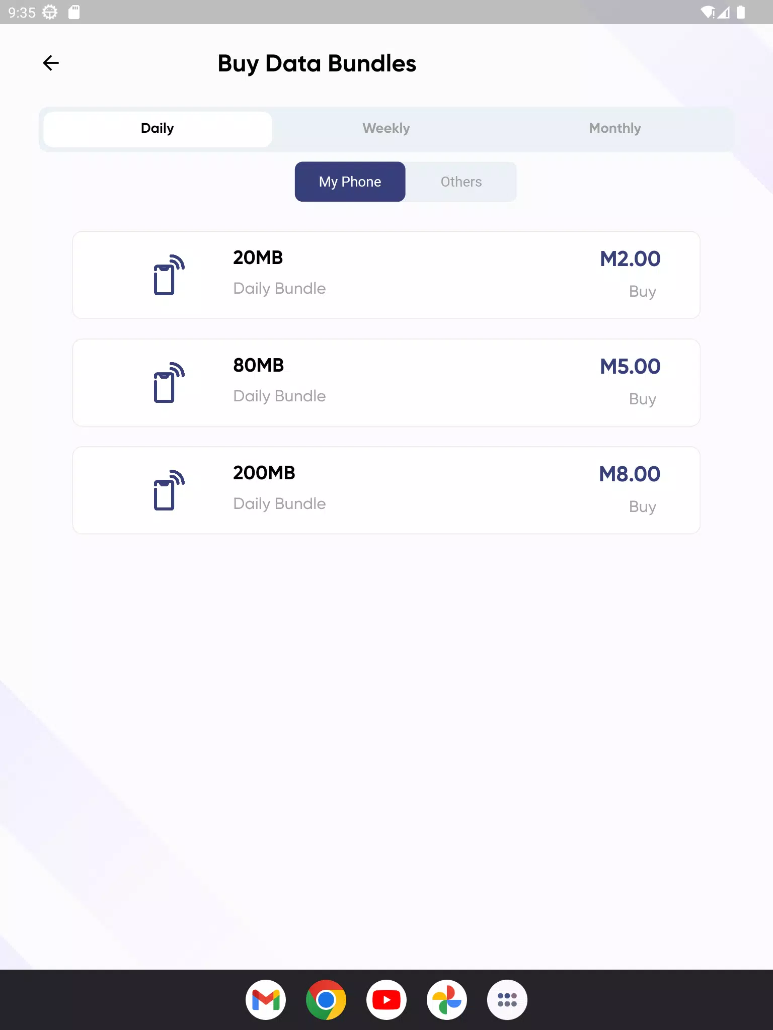 Econet App Lesotho Screenshots