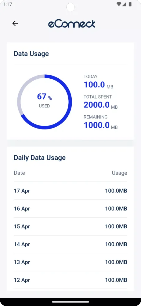 eConnect Ekran Görüntüleri