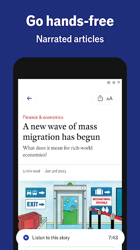 Capturas de pantalla de Espresso from The Economist