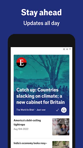 Capturas de pantalla de Espresso from The Economist