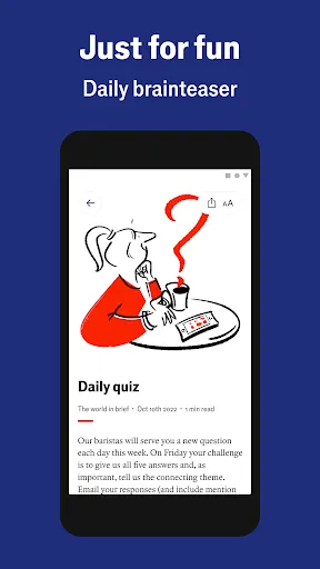 Capturas de pantalla de Espresso from The Economist