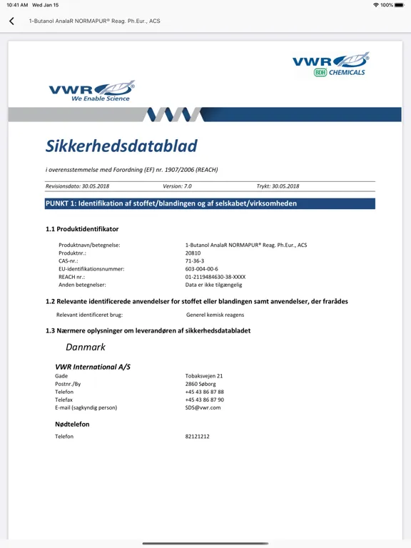 Screenshot di Old Chemical Manager iPad 