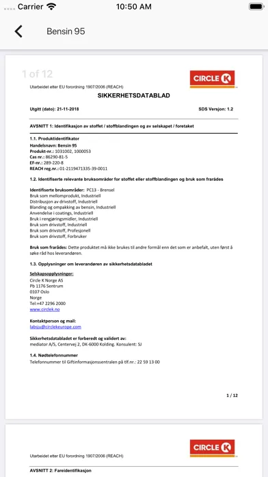 Screenshot di Old Chemical Manager