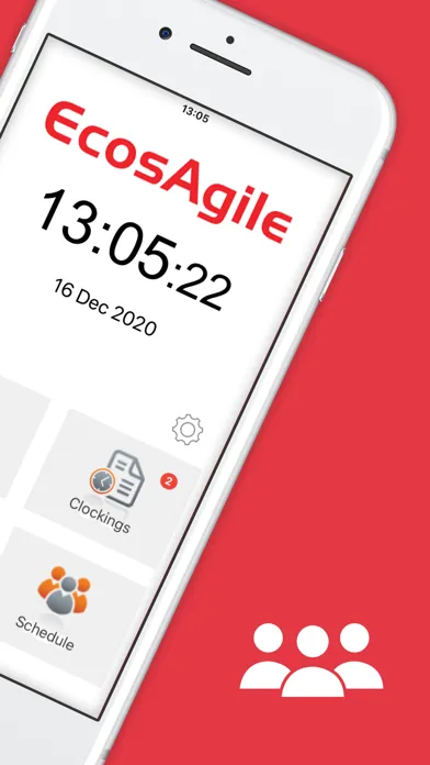 Capturas de pantalla de eTime Manager