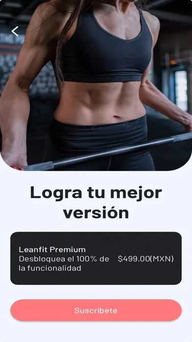 Screenshot di Leanfit 2.0