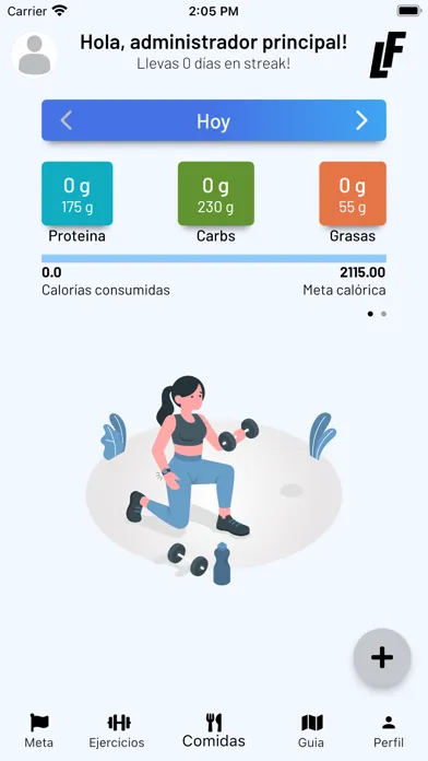 Screenshot di Leanfit 2.0
