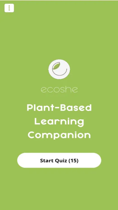Ecoshe Vegan Flashcard Quiz Ekran Görüntüleri