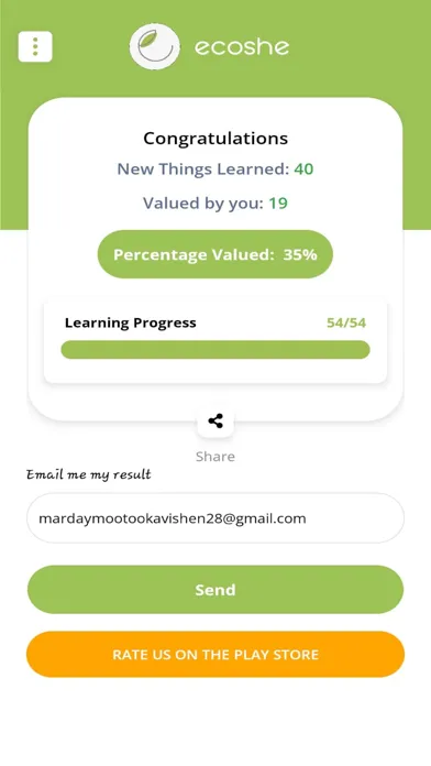Ecoshe Vegan Flashcard Quiz Ekran Görüntüleri