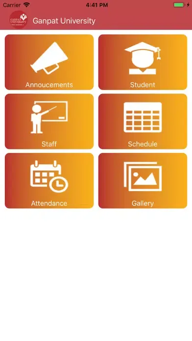 Zrzuty ekranu Ganpat University