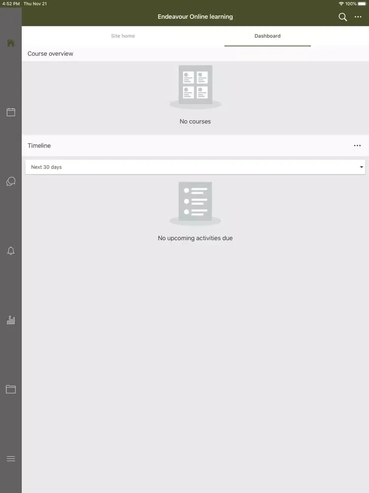 Captures d'écran de Endeavour LMS Mobile iPad 