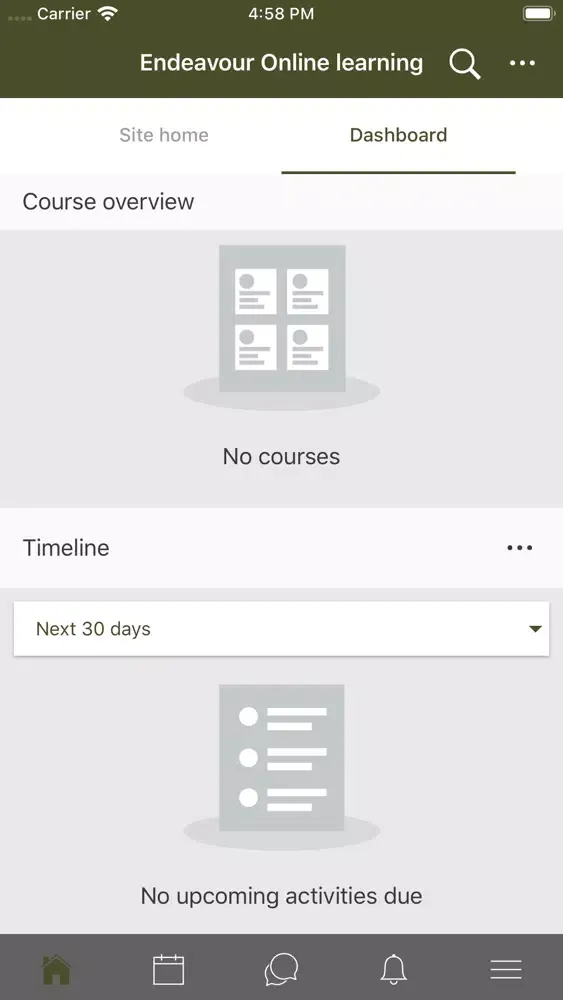 Captures d'écran de Endeavour LMS Mobile