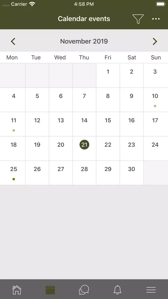 Captures d'écran de Endeavour LMS Mobile