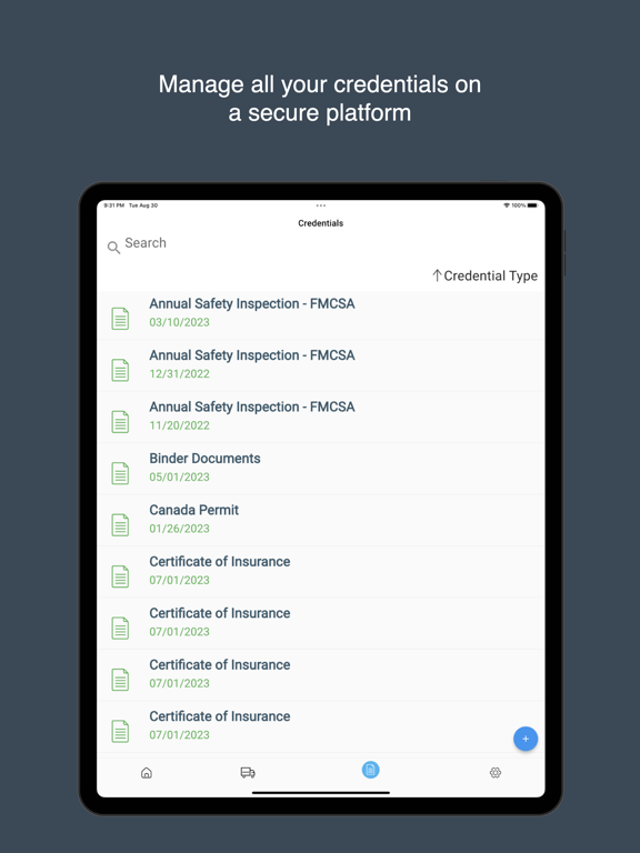 eCred Permits iPad  स्क्रीनशॉट