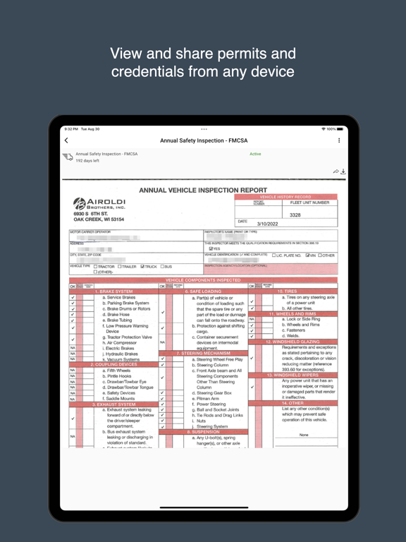 eCred Permits iPad  स्क्रीनशॉट