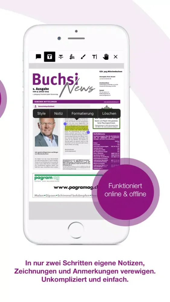 Buchsi News 스크린샷