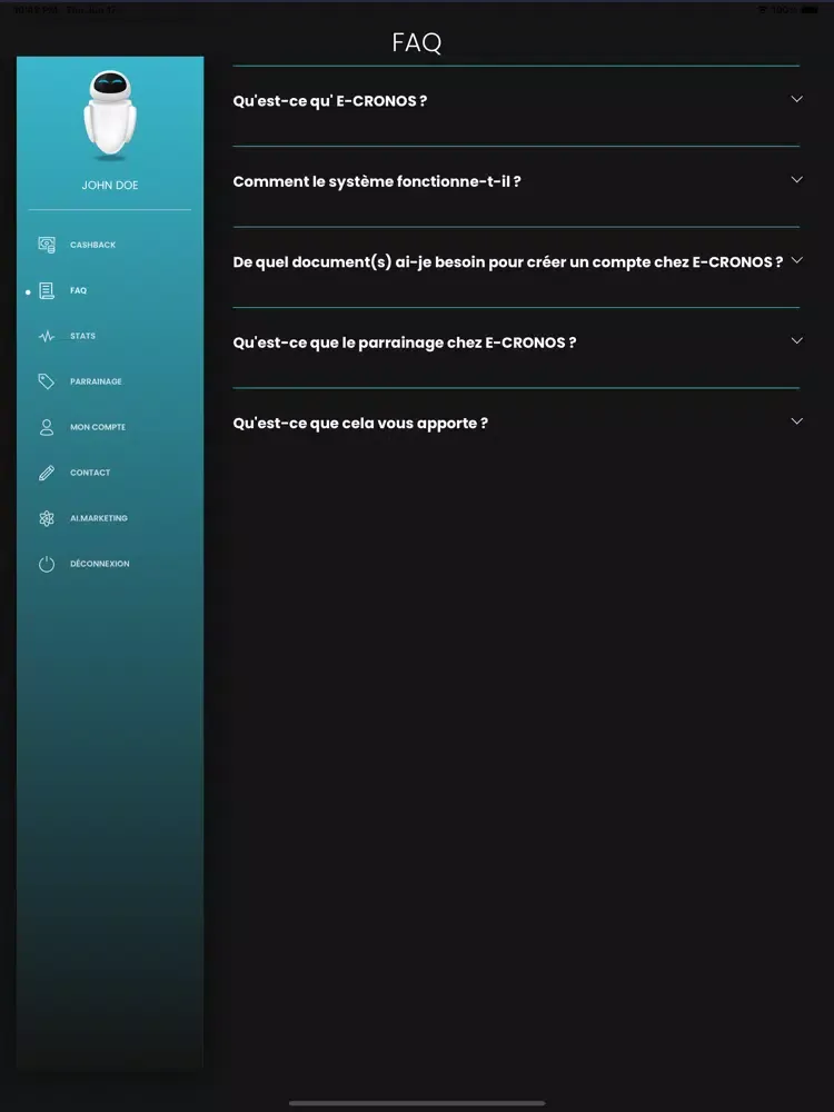 E-CRONOS iPad  Ekran Görüntüleri