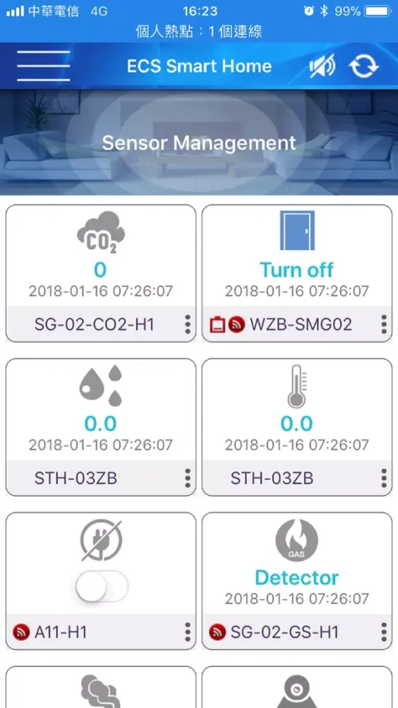 ECS SmartHome Screenshots