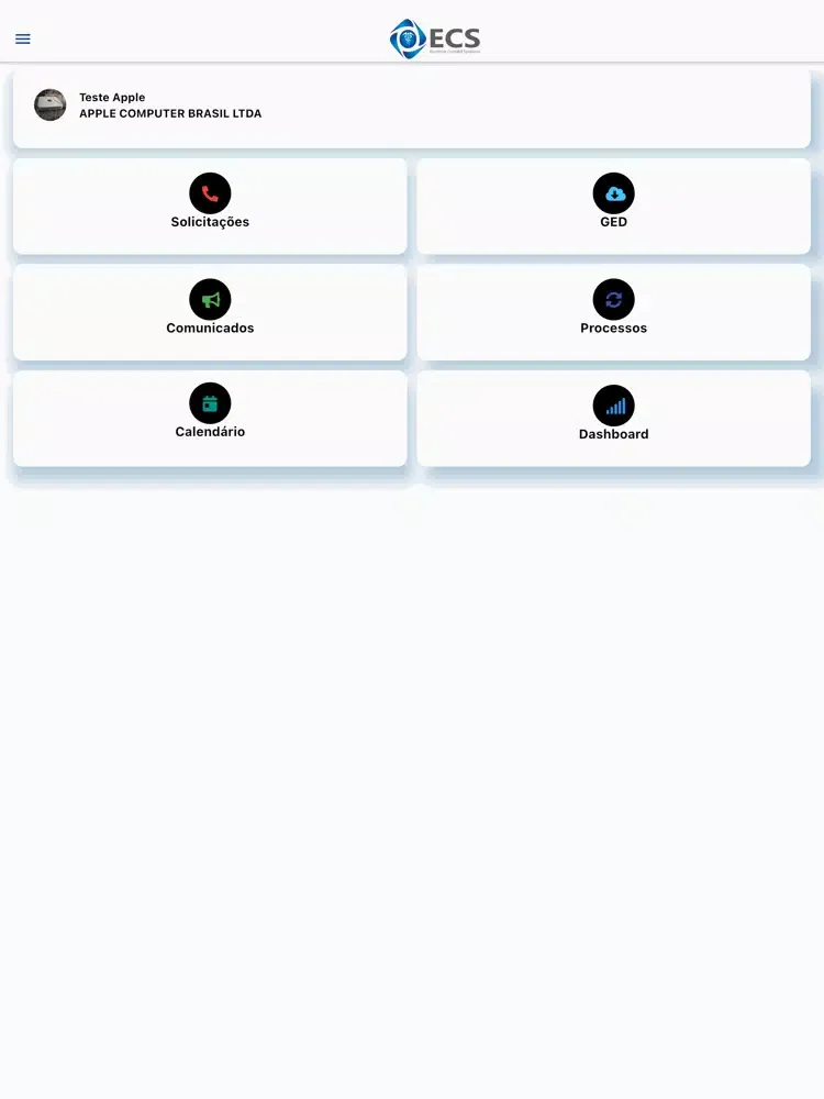 ECS iPad 应用截图