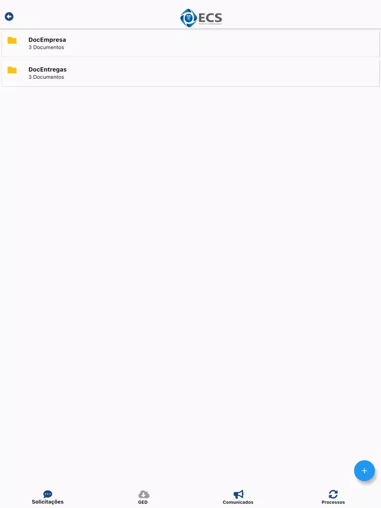 ECS iPad 应用截图