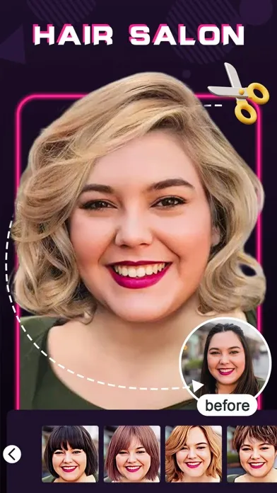 Captures d'écran de LifeArt- AI hairstyle try on