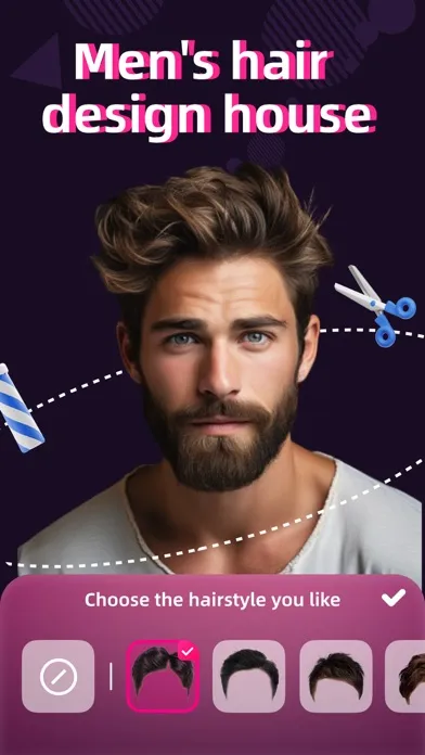 Captures d'écran de LifeArt- AI hairstyle try on