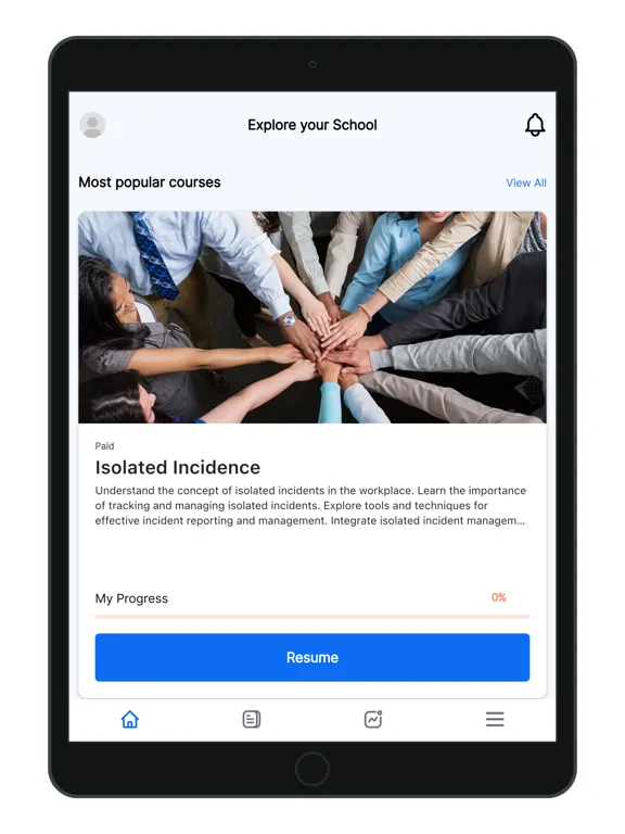 Скриншоты eConnect University iPad 