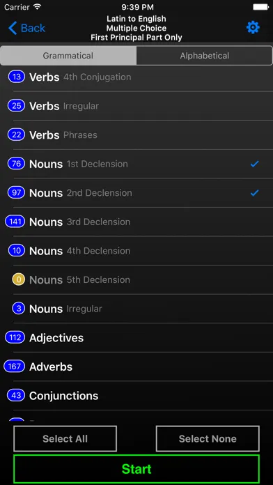 SMART Latin Vocab Tester應用截圖
