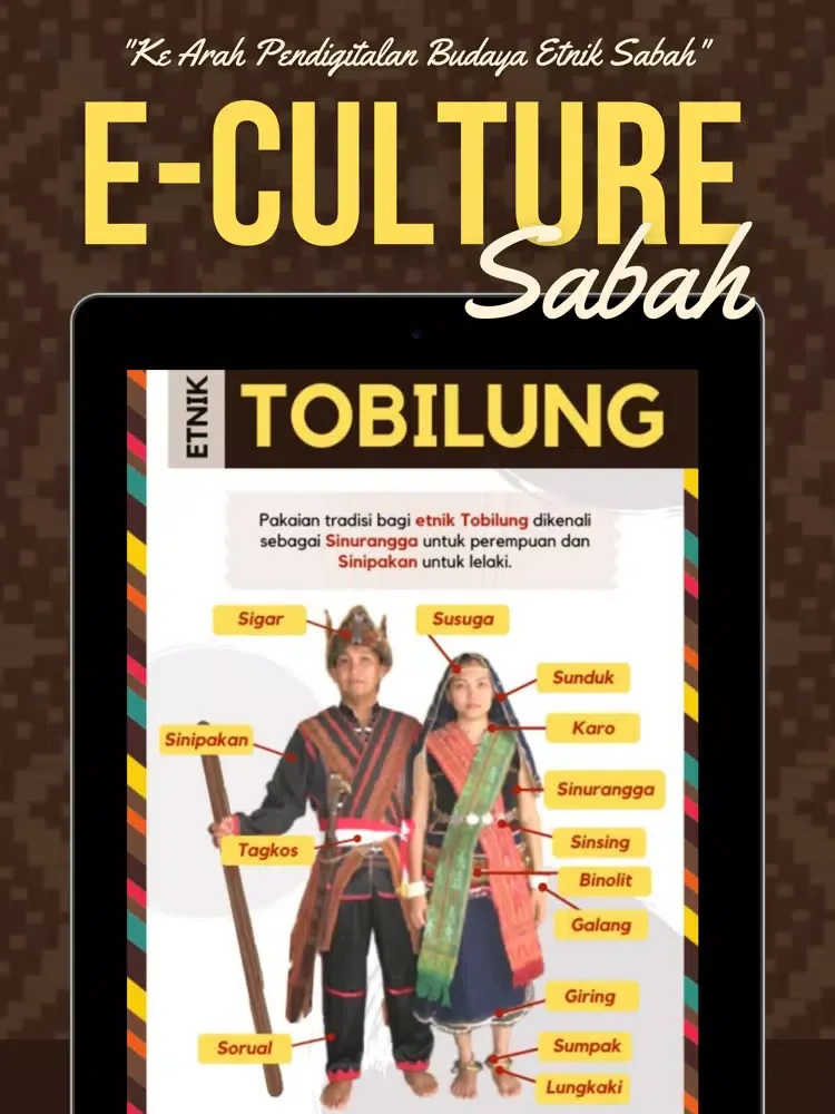 E-Culture Sabah App iPad  স্ক্রিনশট