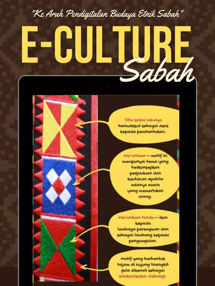 E-Culture Sabah App iPad  স্ক্রিনশট