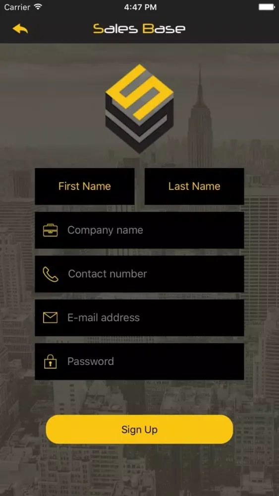 ภาพหน้าจอของ Sales Base - Inventory Management System