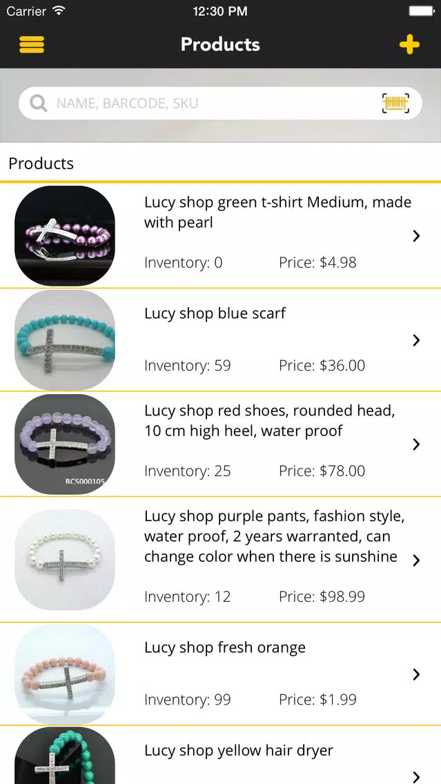 Screenshot di Sales Base - Inventory Management System