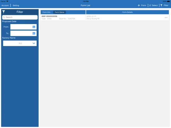 SCC Inspection iPad  Screenshots